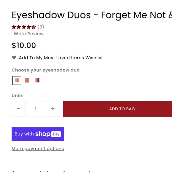 Brand New F.A.R.A.H Eyeshadow Duo - Forget Me Not & Nectar - Picture 9 of 10